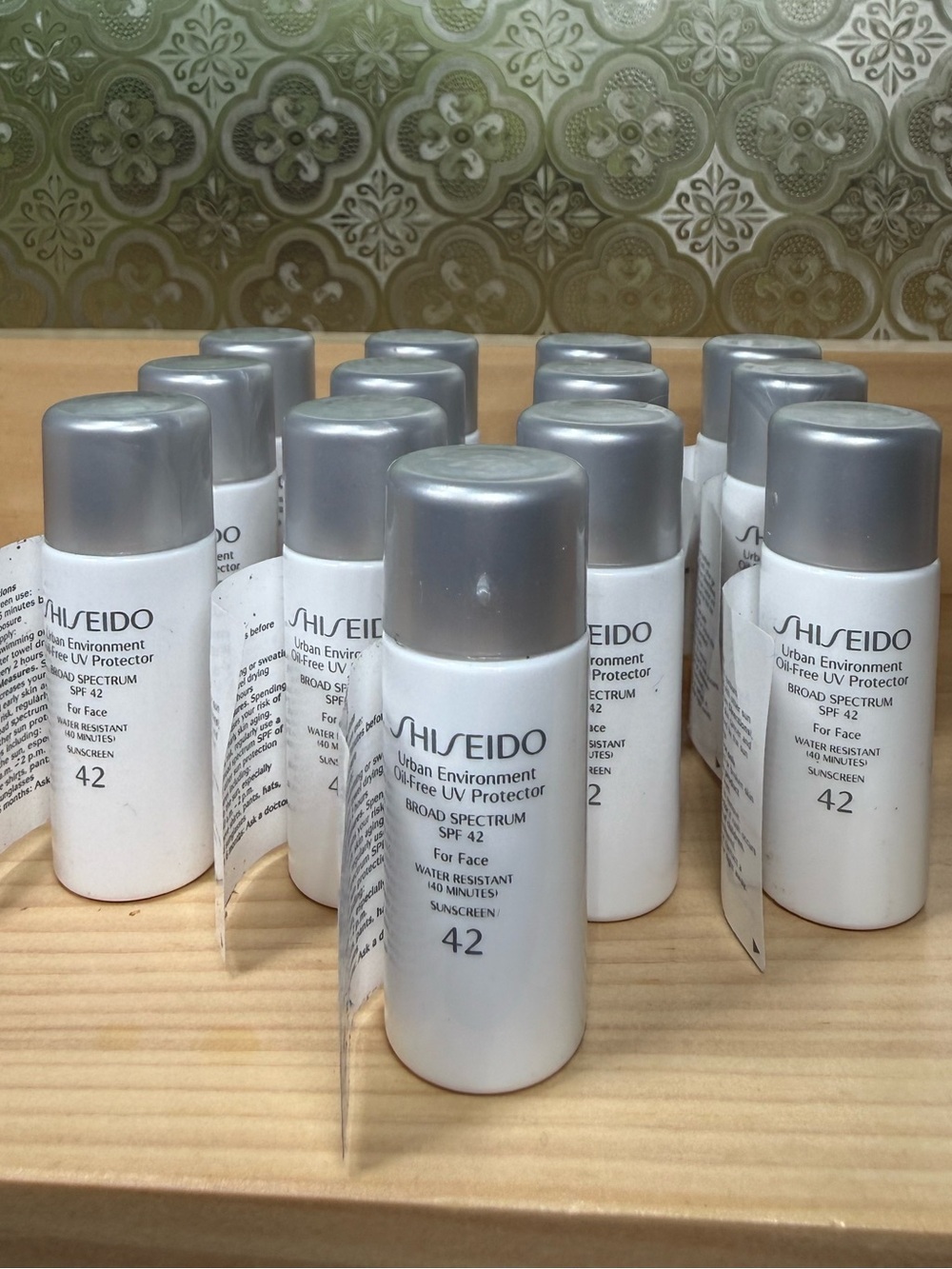 Shiseido SPF 42 Urban Environment Oil-Free UV Protector — Bundle of 13 samples